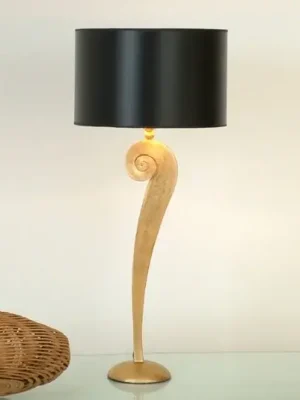 Bezpečná Platba Stolní lampa Lorgolioso zlatočerná