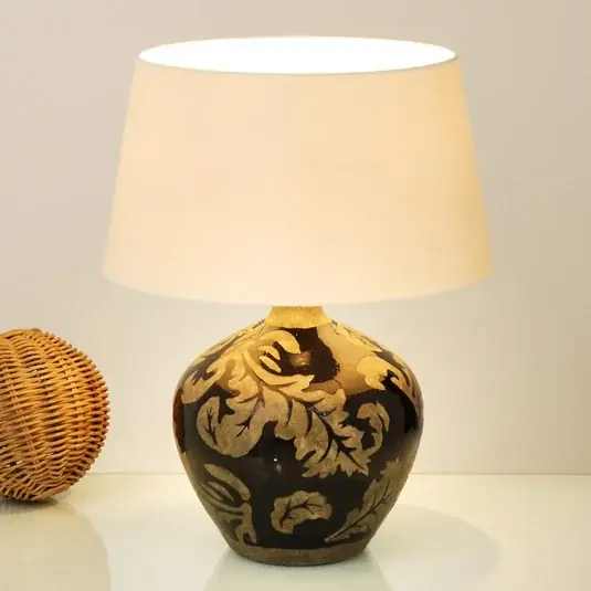 Stolní lampa Toulouse, výška 42 cm, černá Nejlepší Volba