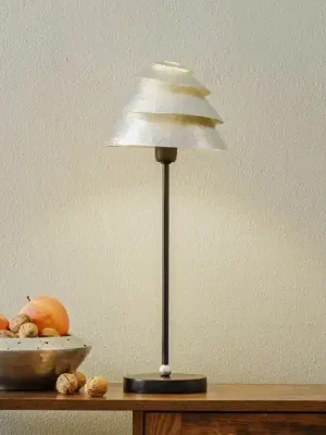 Stolní lampa Snail One stříbrnohnědá Cenový Hit