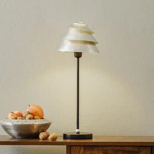 Stolní lampa Snail One stříbrnohnědá Cenový Hit