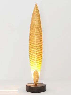 Stolní lampa Penna zlatá, výška 38 cm Nová Kolekce