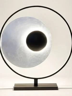Pouze Dnes Stolní lampa Satellite, stříbro-černá, výška 58cm