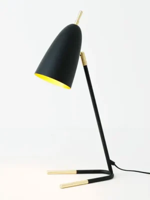 Stolní lampa Obelisco, sklopné stínidlo, černá Cenová Bomba