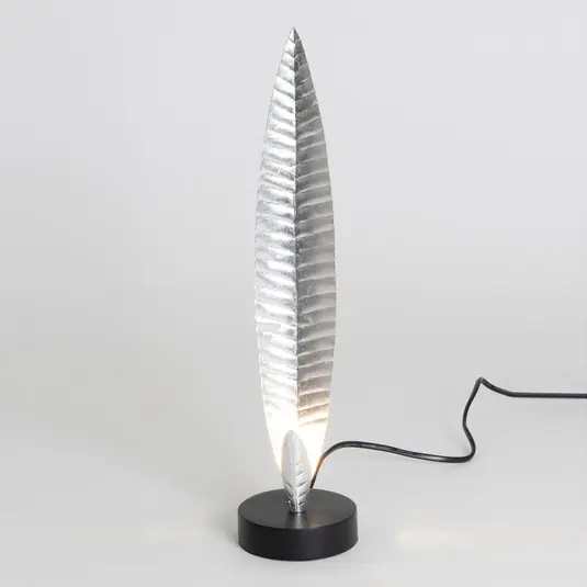 Stolní lampa Penna stříbrná výška 38 cm Sleva