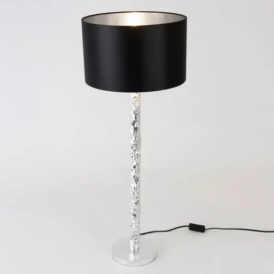 Stolní lampa Cancelliere Rotonda černá/stříbrná 79cm Cenový Hit