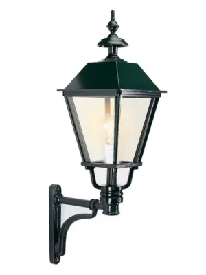 Venkovní nástěnné svítidlo Bergen, černé, výška 80 cm, kov, IP44 Sleva
