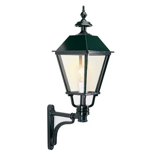 Venkovní nástěnné svítidlo Bergen, černé, výška 80 cm, kov, IP44 Sleva