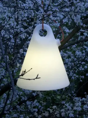 Cenová Bomba Martinelli Luce Venkovní závěsná lampa Trilly, zástrčka, Ø 45 cm