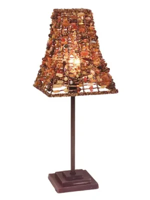 Stolní lampa Bella s čtvercovým stínidlem/nohou Ověřený