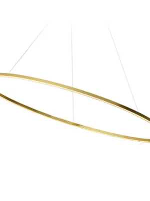 Závěsná lampa Nemo Ellisse Major Dolů 2700K zlatá pol. Horká Nabídka