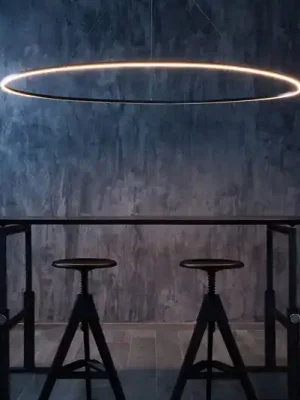 Závěsná lampa Nemo Ellisse Mega Down 2700K černá Super Cena