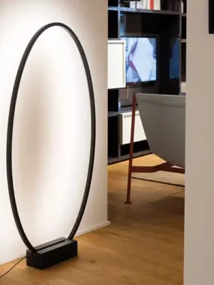 Stojací lampa LED Nemo Ellisse 2 700K černá Horká Nabídka
