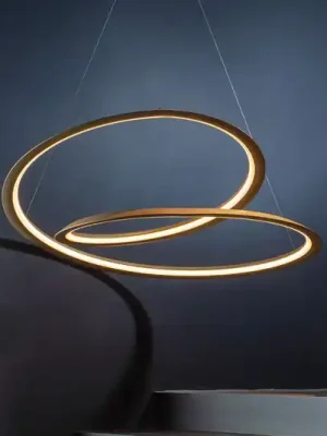 Oblíbený Závěsná lampa Nemo Kepler 2 700K Down Ø110cm zlatá