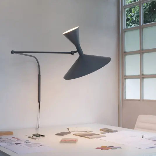 Nemo Lampe de Marseille nástěnné světlo, matně šedé Aktuální