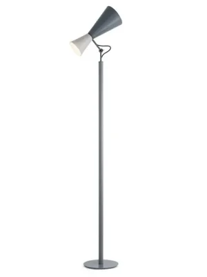 Hit Sezóny Stojací lampa Nemo Parliament, bílá/šedá