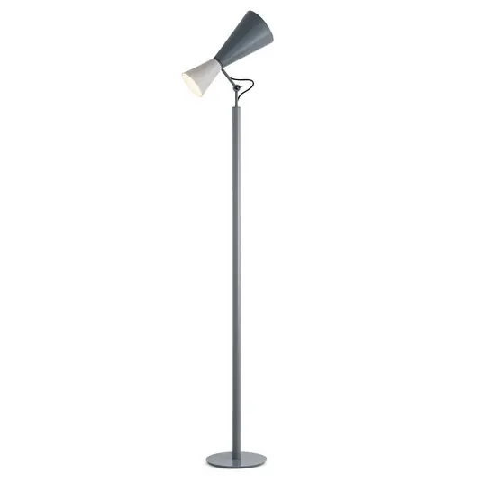 Hit Sezóny Stojací lampa Nemo Parliament, bílá/šedá