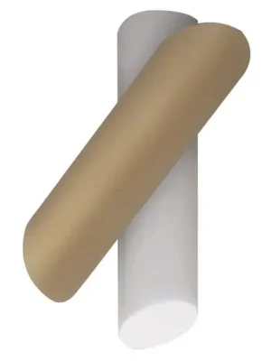 Stropní svítidlo Nemo Tubes LED dvoudílné bílé/zlaté Nejlepší Volba
