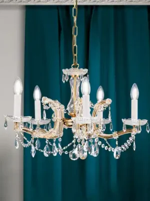 Vrácení Zdarma Lustr TJURA s 5 žárovkami, 60 cm