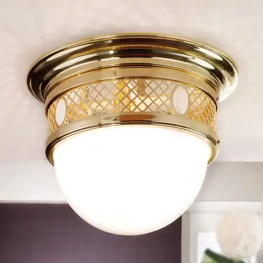Nejlepší Volba Stropní světlo Alt Vídeň 39 cm, mosaz