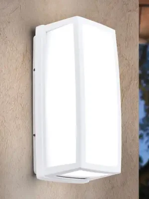Akce Bílé LED venkovní nástěnné světlo Bob hliník, IP54