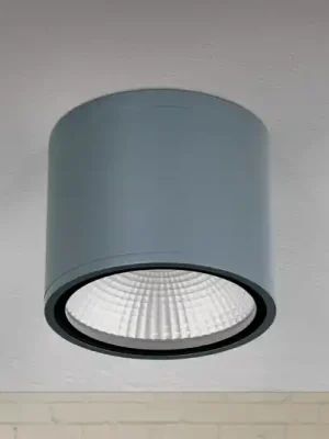 Levný LED stropní světlo Sputnik IP65 Ø 14,5cm antracit