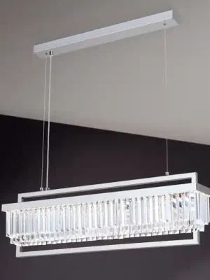Tovární Cena LED závěsné světlo Prism, podlouhlé chrom