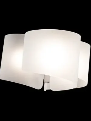 Nejprodávanější Stropní svítidlo Papiro, 3 světla, satinované