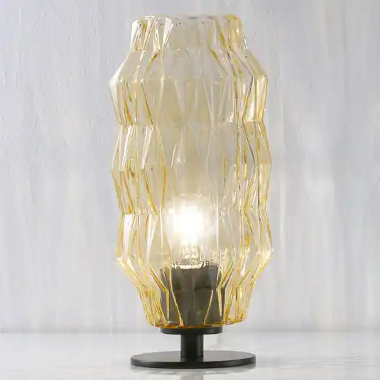 Nízká Cena Stolní lampa Origami, jantarová