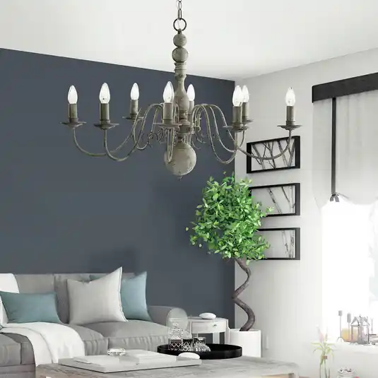 Top Prodej Lustr Greythorne - na 8 žárovek