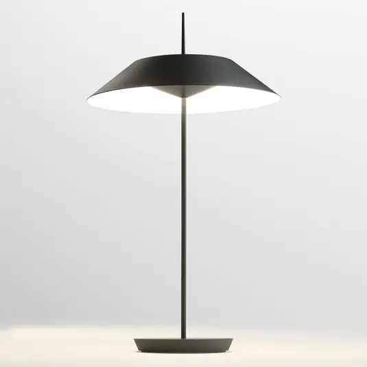 Originální Vibia Mayfair LED stolní lampa, grafitově šedá