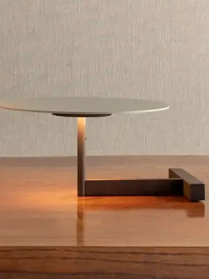 Vibia Flat LED stolní lampa výška 16 cm šedá L1 Aktuální
