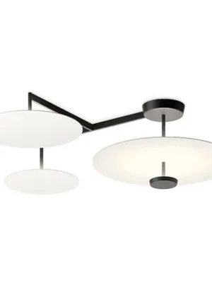 Vibia Flat LED stropní svítidlo 4-ramenné Ø 55 cm bílé Akční Nabídka