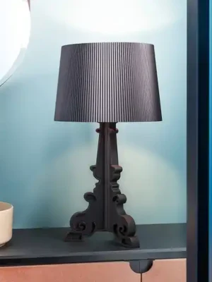 Kartell Bourgie Mat LED stolní lampa E14 černá Sleva