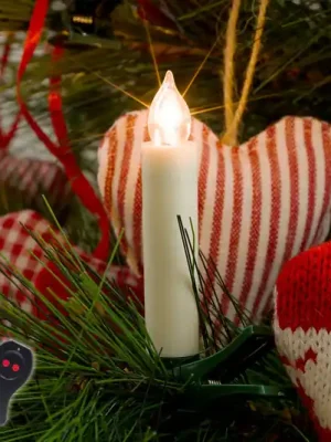 Omezená Nabídka Vánoční svíčky LED na baterii bílá 10 zdrojů
