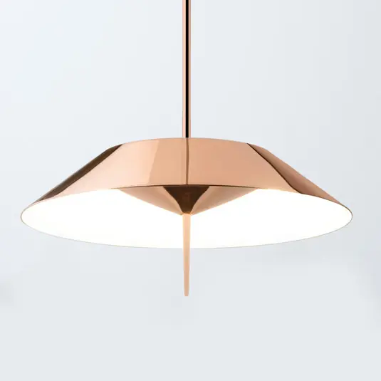 Vibia Mayfiar 1-flg LED závěsné světlo, měď Jen Po Omezenou Doba