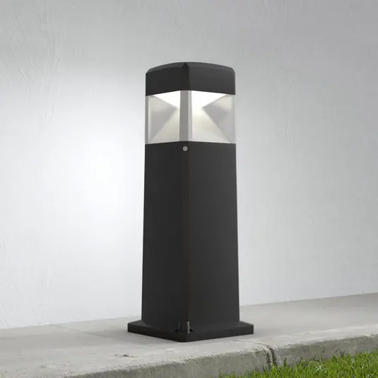 LED podstavné světlo Elisa 500 černé, čiré, 10W CCT Ihned K Objednání