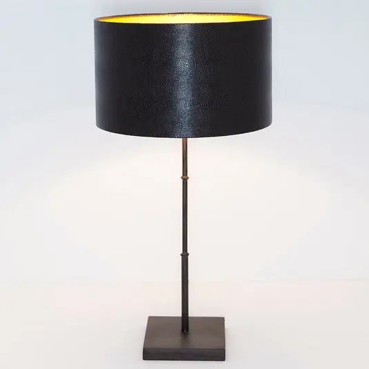 Jen Po Omezenou Doba Stolní lampa Bambus, hnědočerná zlatá