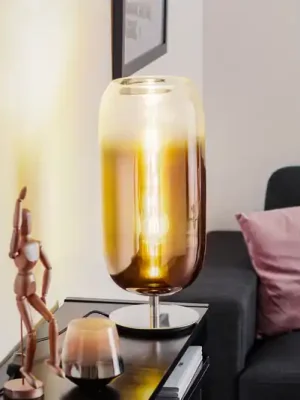 Cenová Bomba Artemide Gople stolní lampa měď/stříbrná