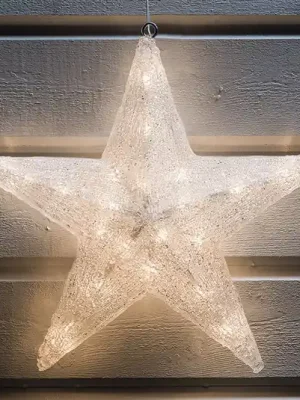 Zlevněný Dekorativní hvězda LED pro venkovní použití, Ø 40 cm