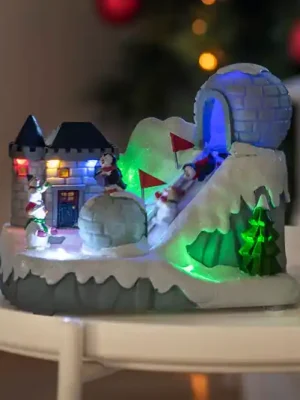 Objednat Nyní LED dekorativní světlo sjezdovka s hudbou