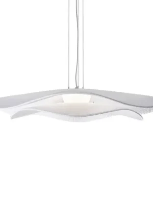 Autentický Bover Mediterrània LED závěsné, 2 stínidla bílá
