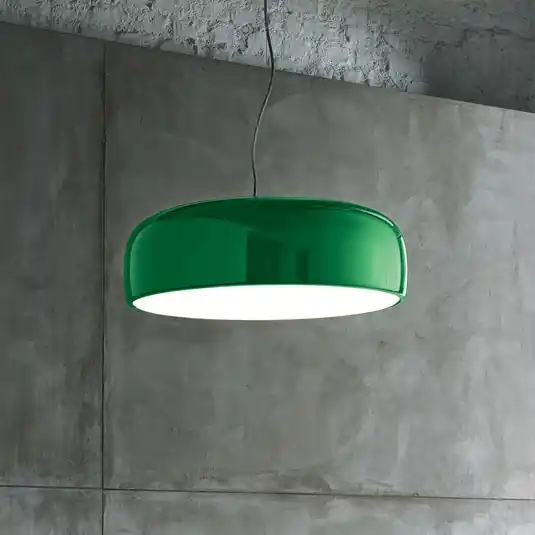 Přímo Od Výrobce FLOS Smithfield S LED závěsné světlo v zelené barvě
