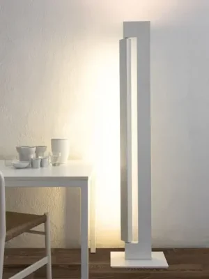 Nejprodávanější Stojací lampa Nemo Ara stmívatelná bílá/bílá