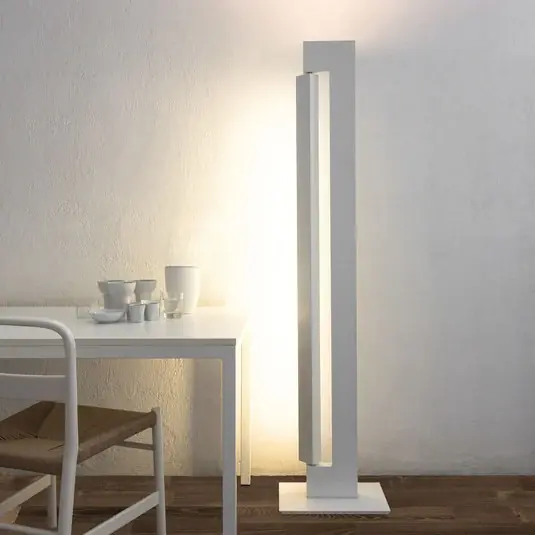 Nejprodávanější Stojací lampa Nemo Ara stmívatelná bílá/bílá