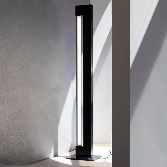 Bezpečná Platba Stojací lampa Nemo Ara stmívatelná antracitová/antracitová