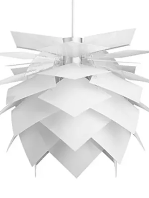 Dyberg Larsen PineApple M závěsné svítidlo Ø 45 cm bílé Must-Have