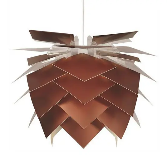 Dyberg Larsen Illumin Copper Look závěs Ø 45cm Zlevněný