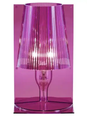 Kartell Take designová stolní lampa, růžová Vysoce Kvalitní