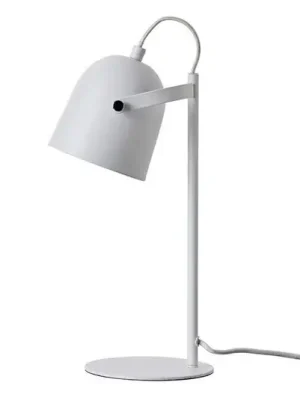 Dyberg Larsen Oslo stolní lampa z kovu, bílá Cenově Výhodný