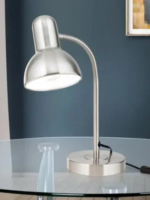 Výprodej Stolní lampa Nemo, flexibilní, nikl matný